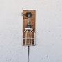 Opviq Lámpara de pared de madera maciza Madera y Negro
